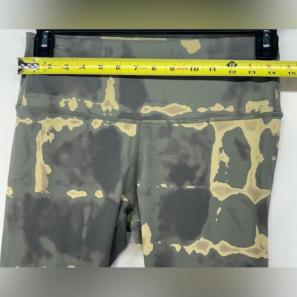 Varley Luna Legging In Golden Green Tie Dye Size Large - Picture 4 of 8